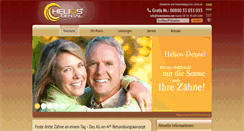 Desktop Screenshot of heliosdental.com